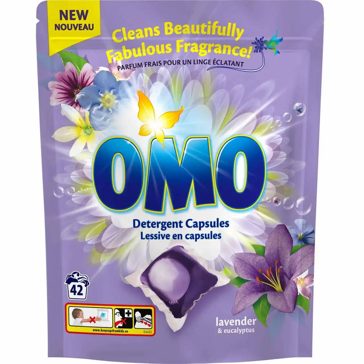 OMO Caps Lavender Pack 42X20G