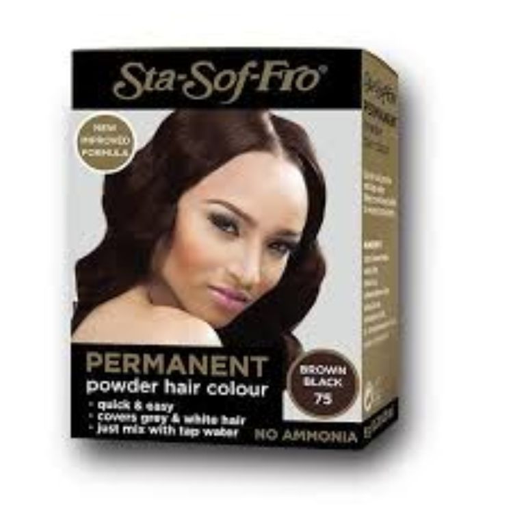 Sta Sof Fro Powder Dye Brown Black