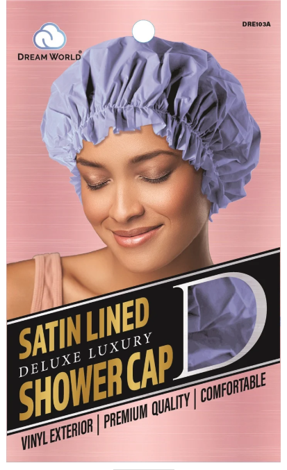 Dream World W-Shower Cap Deluxe Assorted #DRE103A  (Sold in Dozen)