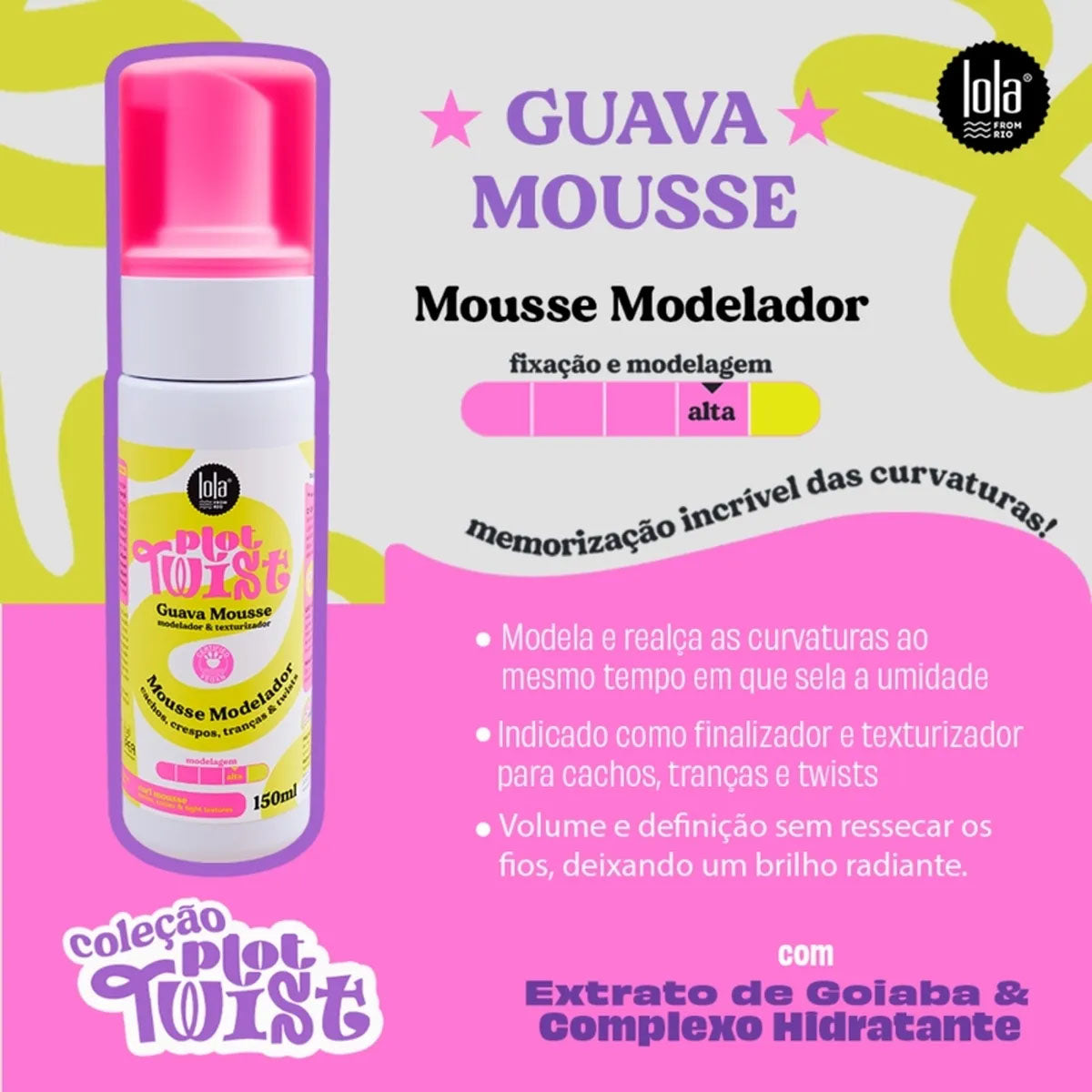 Lola Plot Twist Guava Mousse 150ml