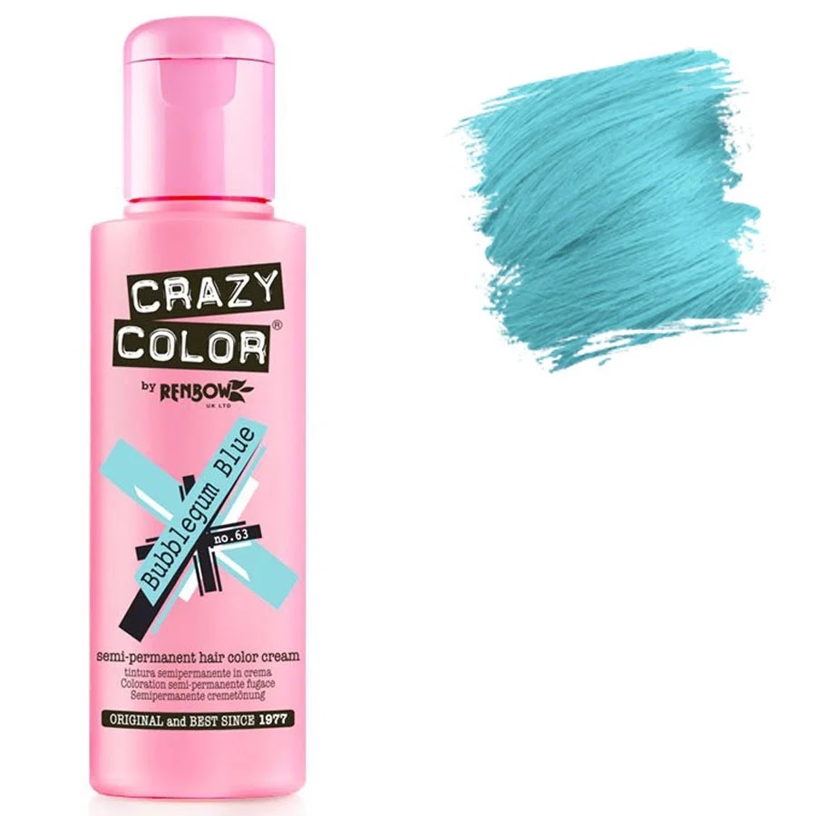 Crazy Color 63 Bubblegum Blue 100ml