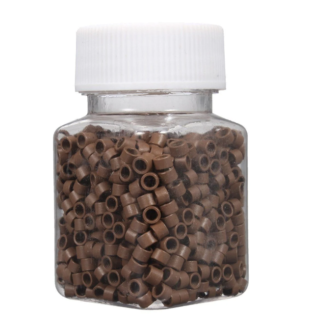 Micro Ring Silicon Black 500pcs/Jar