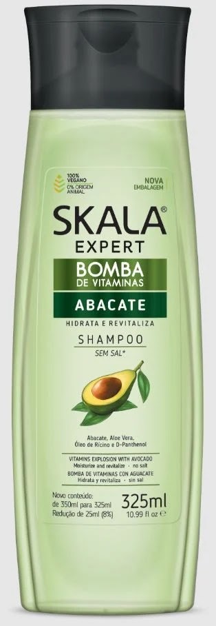 Skala Shampoo Bomba Vitaminas Abacate 325ml