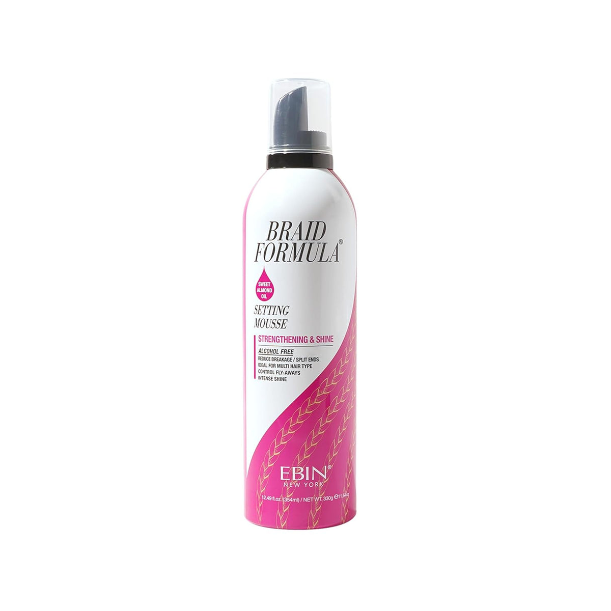 Ebin Braid Formula Setting Mousse Almond 354ml