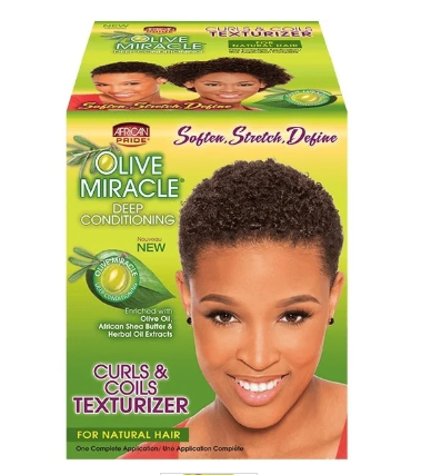 African Pride Olive Curl & Coil Texturizer Kit