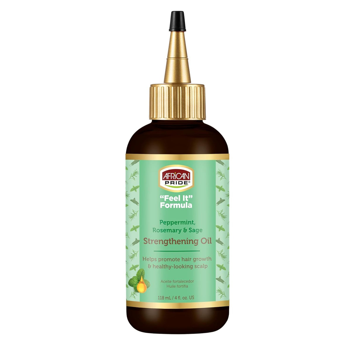 African Pride Peppermint & Rosemary Strengthening Oil 4oz