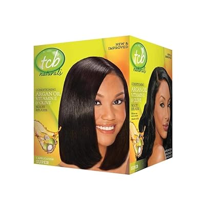 TCB Argan & Olive Relaxer Kit Super