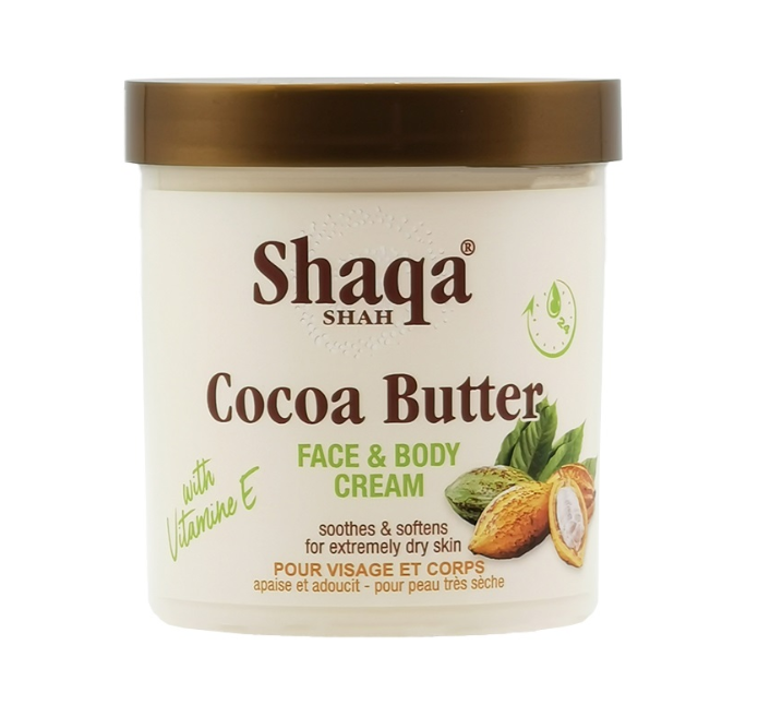 Shaqa Shah Cocoa Butter Face & Body Cream 500ml