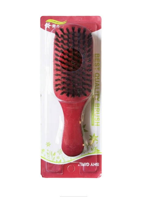 Wooden Hair Brush Brown Color