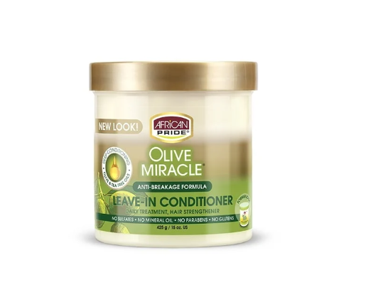 African Pride Olive Miracle Leave-In Conditioner Cream 15oz