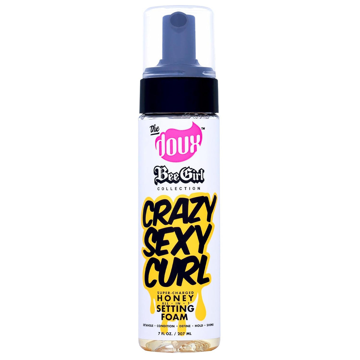 The Doux Bee Girl Crazy Sexy Curl Mousse Def 3.4oz