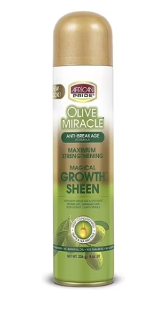 African Pride Olive Growth Oil Sheen 8oz