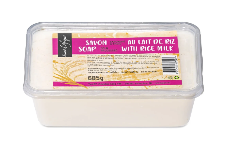 Secret d'Afrique Soap with Rice Milk Cold Processed 685g