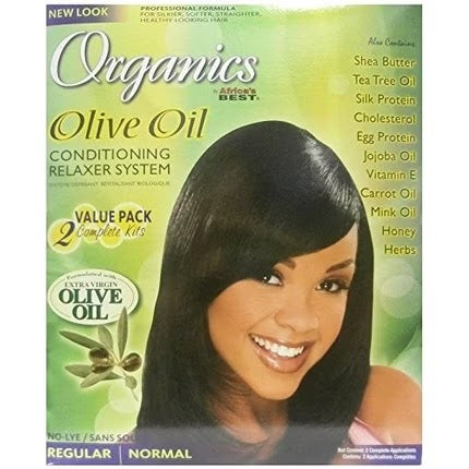 Africa's Best Organics Relaxer Kit Twin Pak Regular