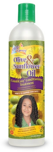 Sof n'free Pretty Olive & Sunflower Comb Easy Conditioner 12oz