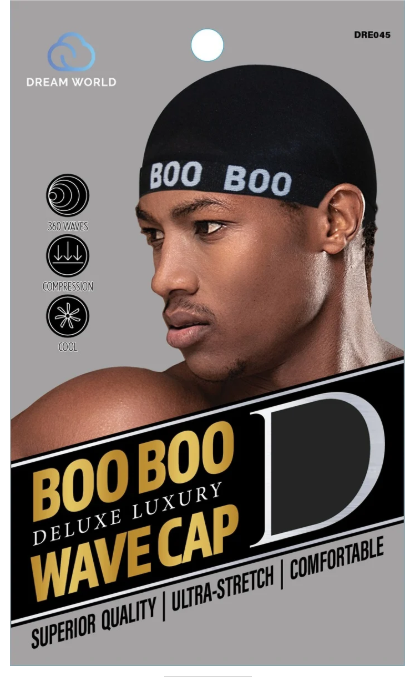 Dream World M-Stocking Cap Boo Boo Black #DRE045 (Sold in Dozen)
