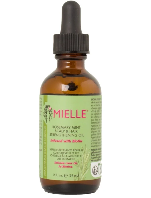 MIELLE Rosemary Mint Scalp & Hair Strengthening Oil Regular 2oz