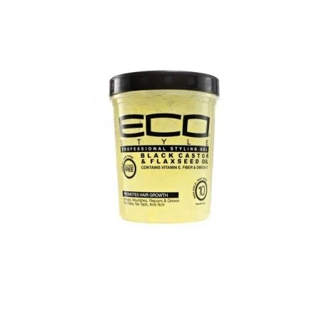 EcoStyler Styling Gel Black Castor & Flaxseed Oil 32oz