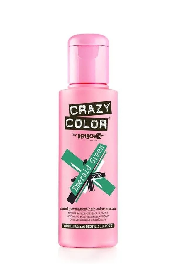 Crazy Color 53 Emerald Green 100ml