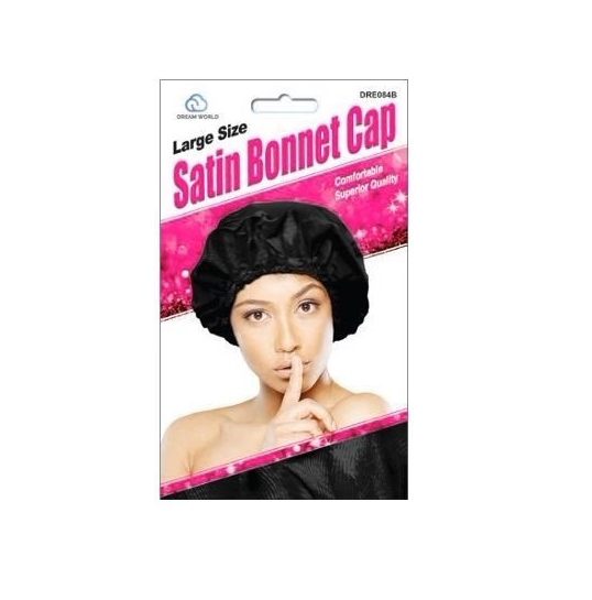 Dream World Bonnet Cap Satin #DRE084B (Sold in Dozen)