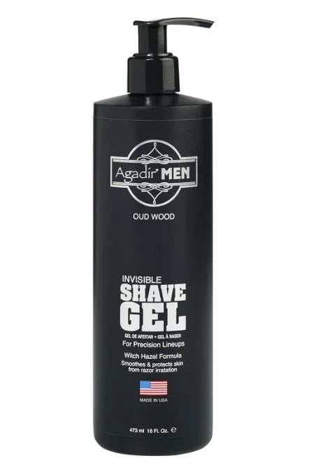 Agadir Men Invisible Shave Gel 16oz