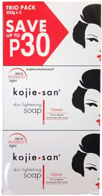 Kojie San Skin Lightening Soap 3 X 100g Packet