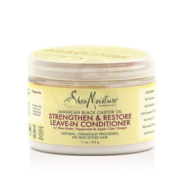 Shea Moisture Jamaican Black Castor Oil Strengthen & Restore Leave-In Conditioner