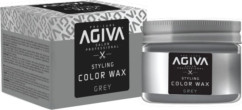Agiva Hair Styling Color Wax Grey 120ml