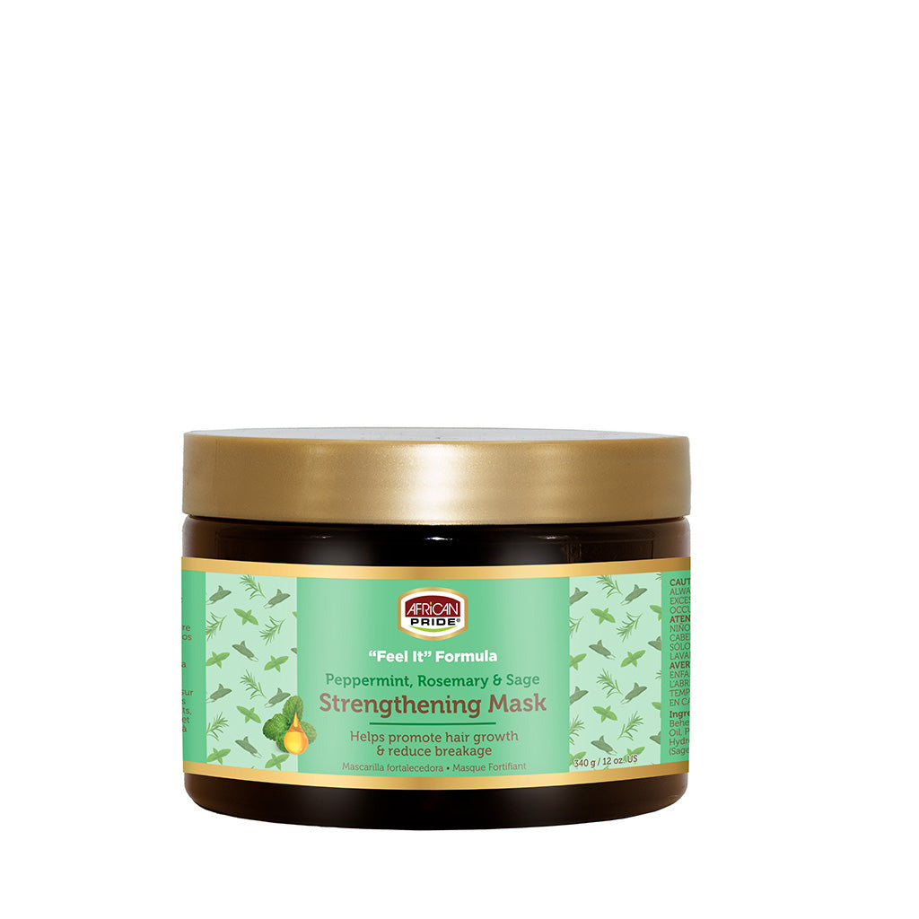 African Pride Peppermint & Rosemary Strengthening Mask 12oz