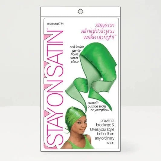 Stay On Satin #774 Tie Up Wrap Asst (12pcs pack)
