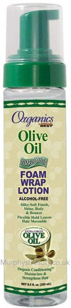 Africa's Best Organics Olive Oil Foam Wrap Lotion 8.5 oz