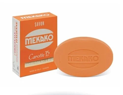 Mekako Exfoliating - Lightening Soap Carrot Oil 200g