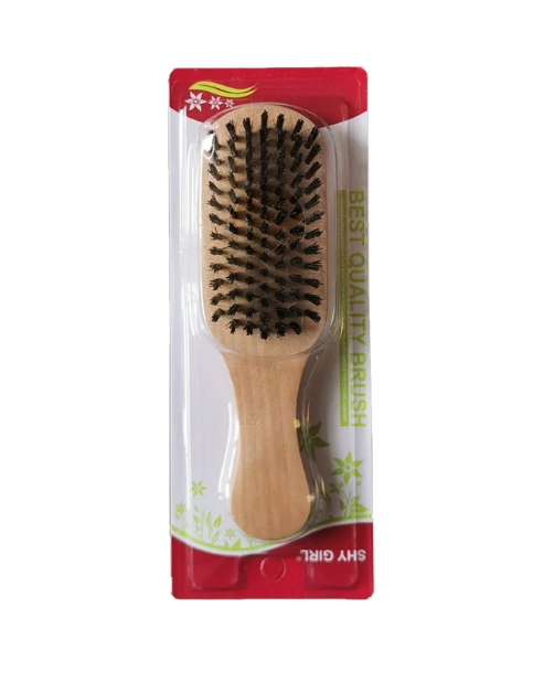 Wooden Hair Brush Cream Color