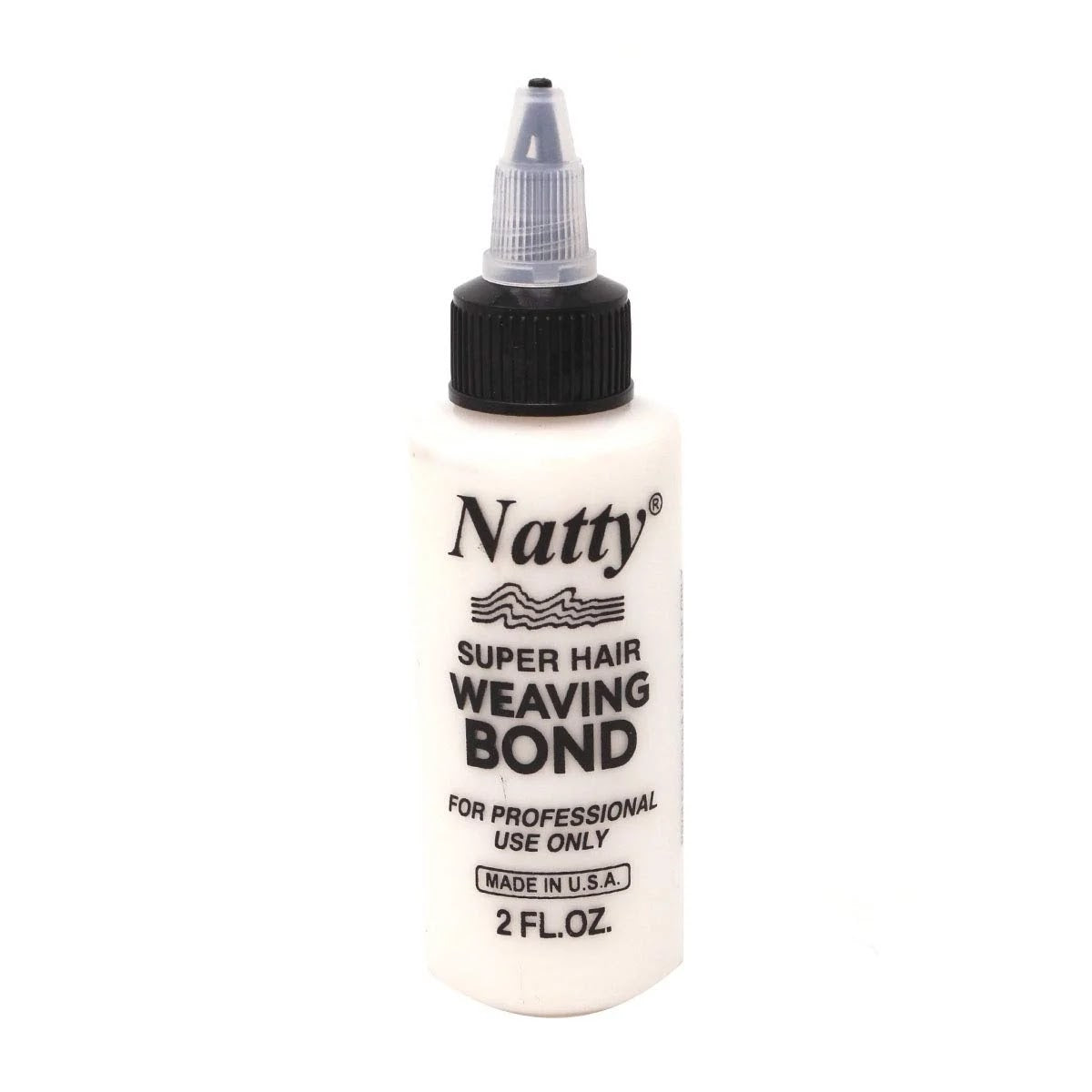 Natty Super Hair Weaving Bond White 2oz