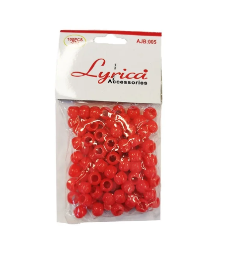 Lyrica Hair Beads Red