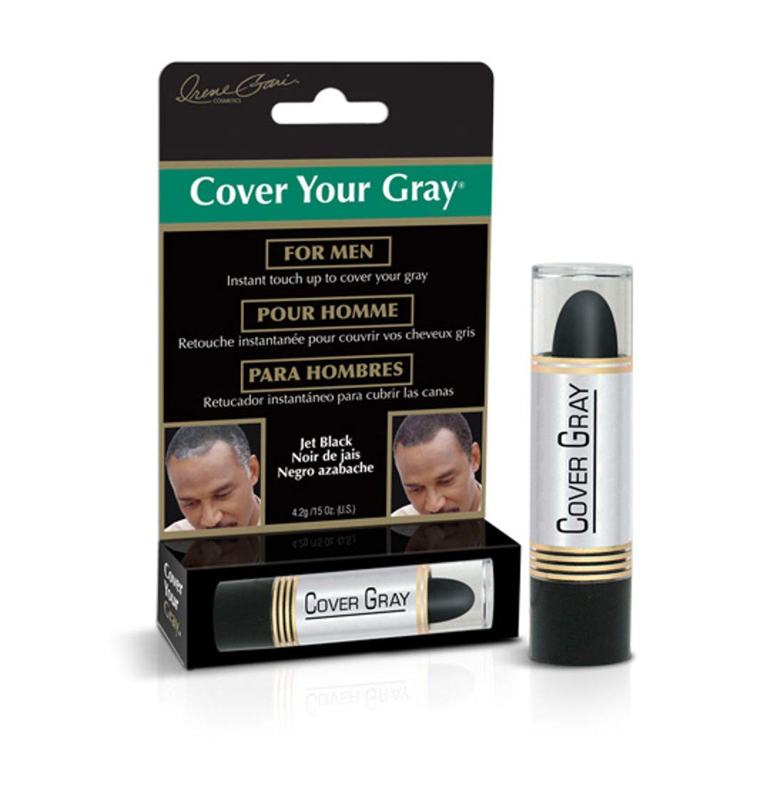 Cover Your Gray Men Touch Up Stick Jet Black #7167