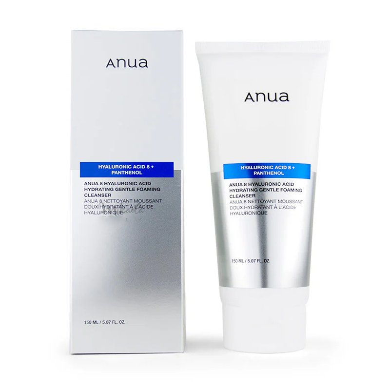 ANUA 8 Hyaluronic Acid Hydrating Gentle Foaming Cleanser 150ml